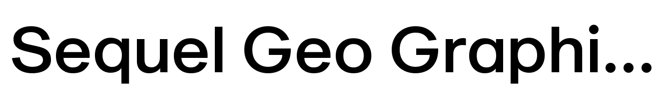 Sequel Geo Graphic HL Medium